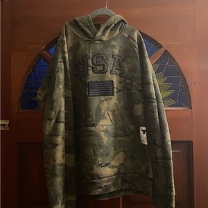 Boys Under Armour USA Hoodie, Camo, Youth Large